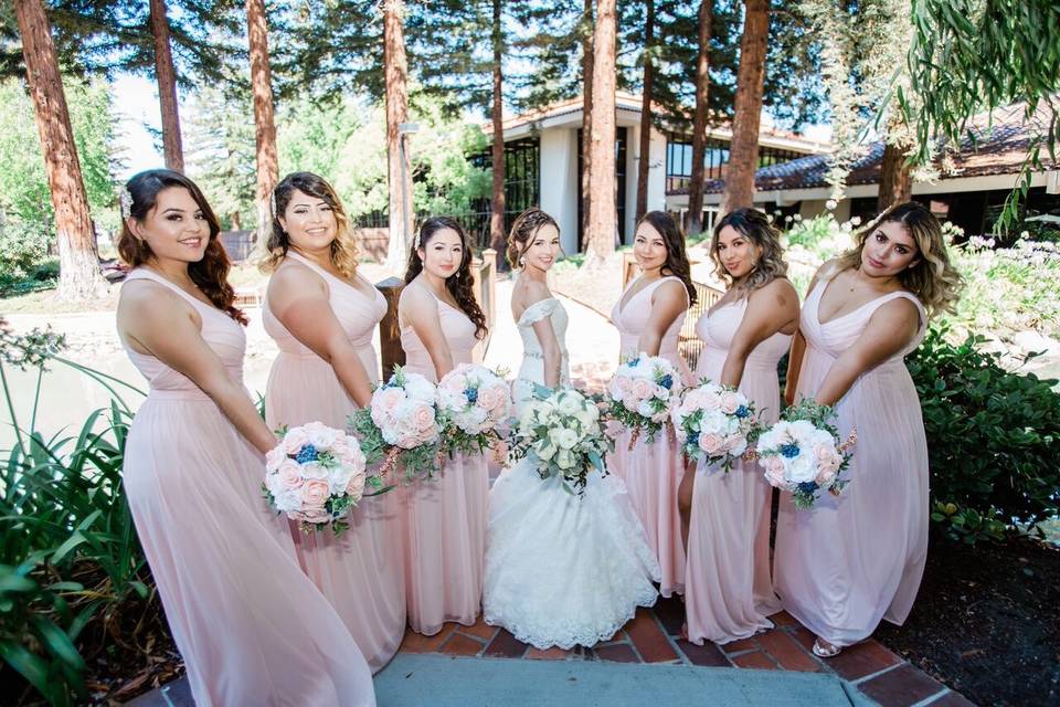 A bride and her tribe