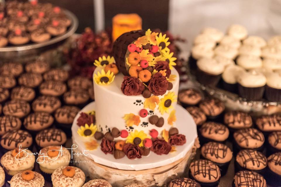 Autumn wedding table