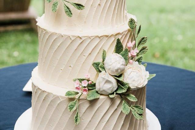 Buttercream wedding cake