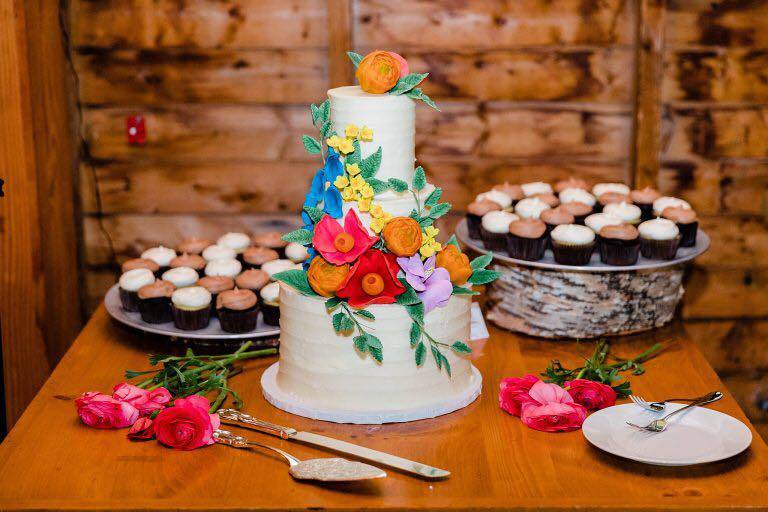 Wild flower wedding table