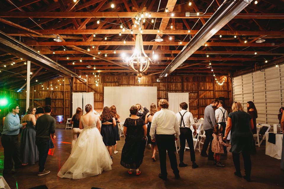 Dancing in the barn