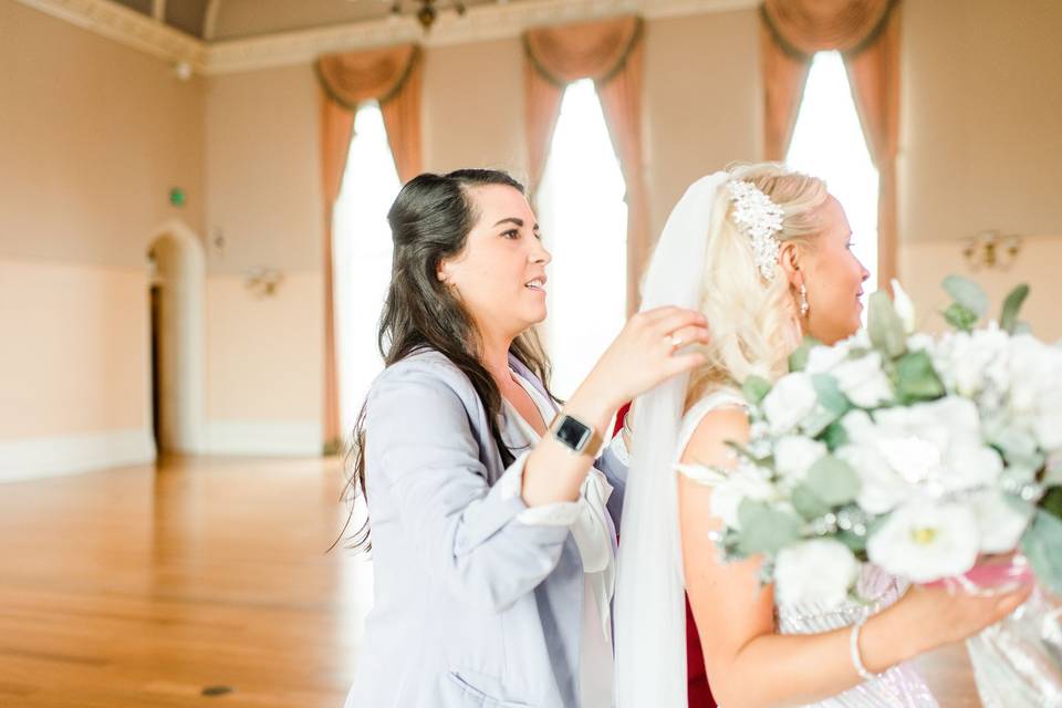 Finishing touches - Photo by Krystal Trout Photo