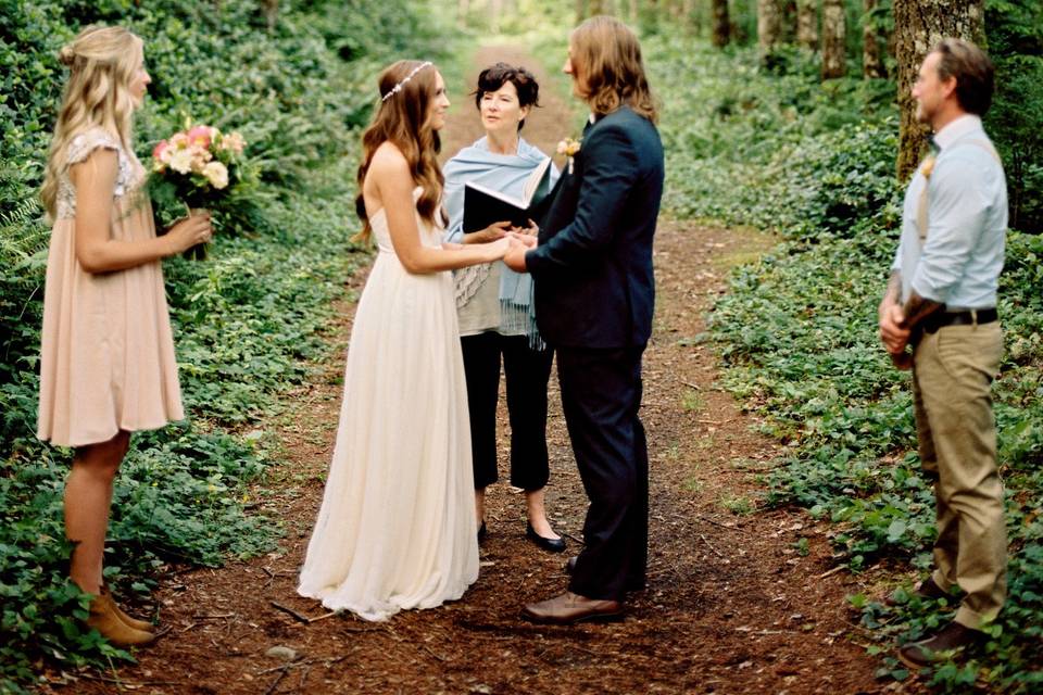 Forest wedding