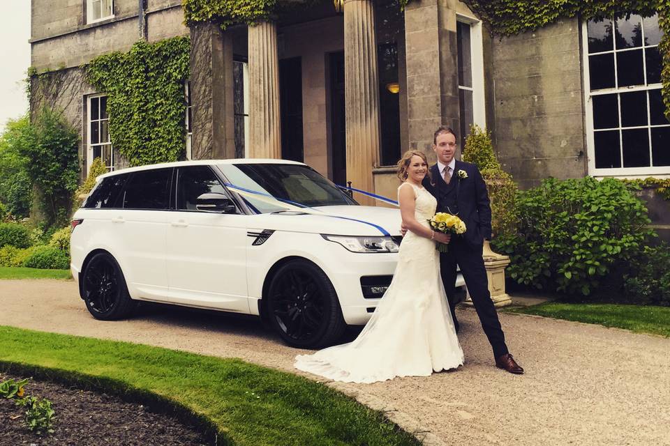 Wedding range rover