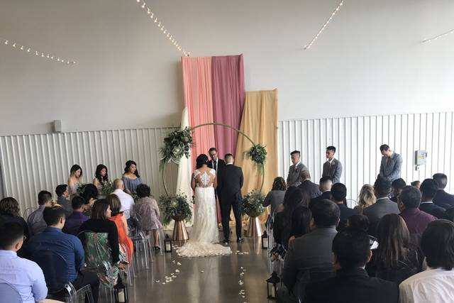 At the ceremony