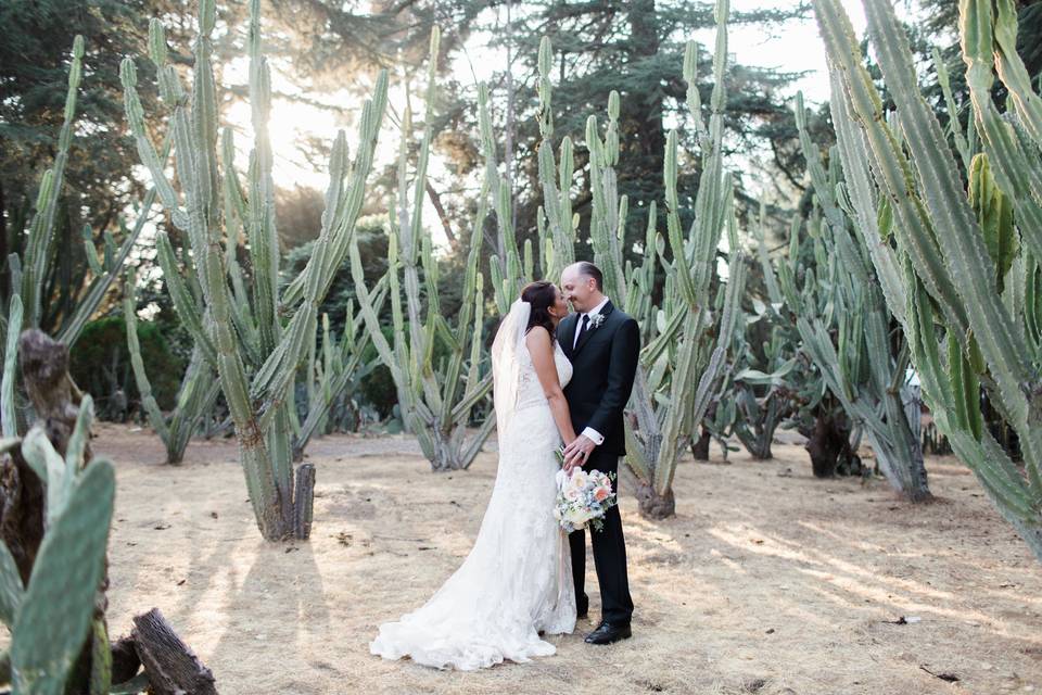 Desert Bride and Groom