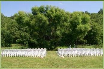 Wedding ceremony setup