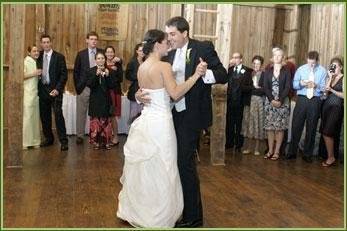 Couple first dance