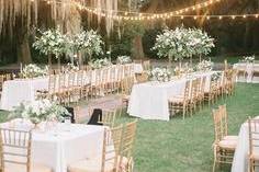 Intimate outdoor wedding