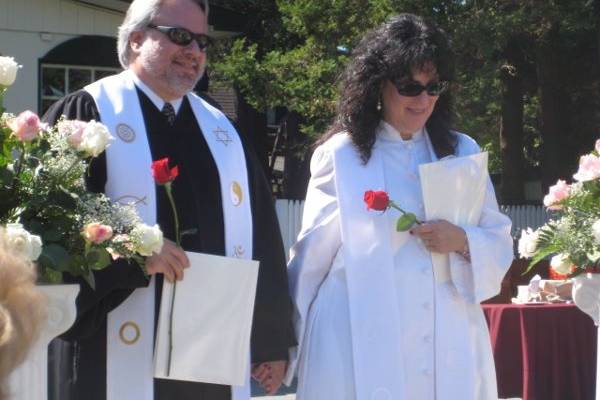 At the ceremony