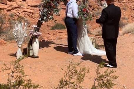 Beautiful Desert Wedding