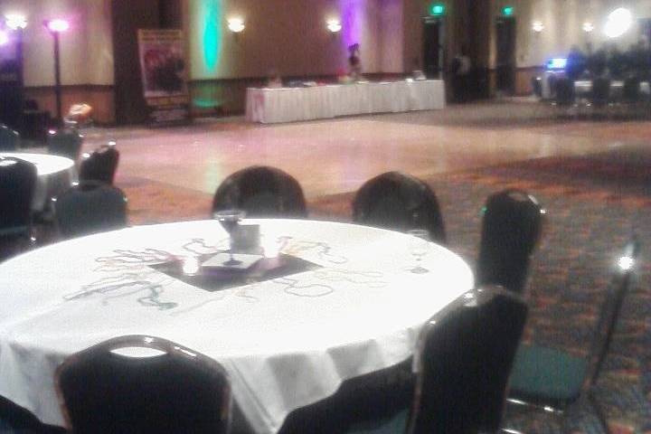 Wedding and reception . . .one event!