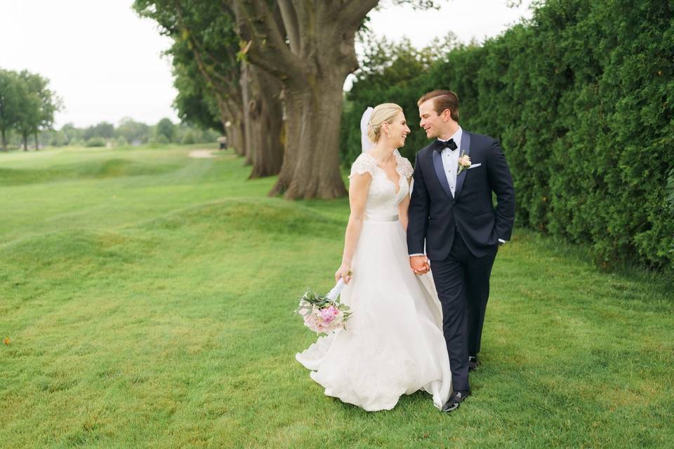 Bride & groom portrait