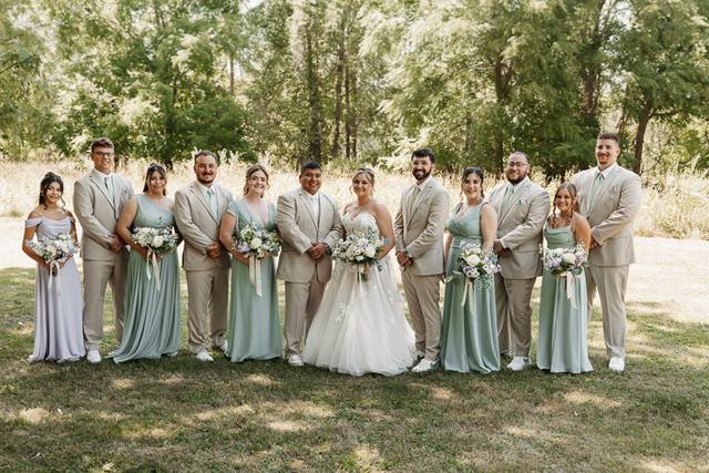 Full wedding party