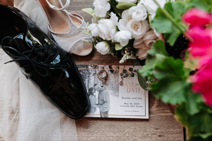 Detail flat lay