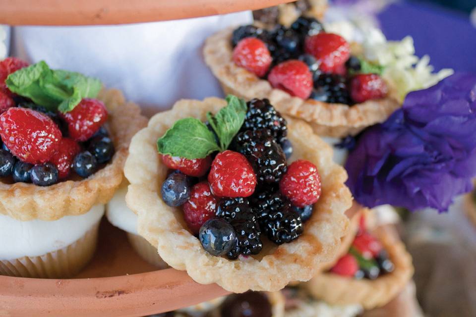 Mixed berry tart