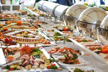 Buffett style catering
