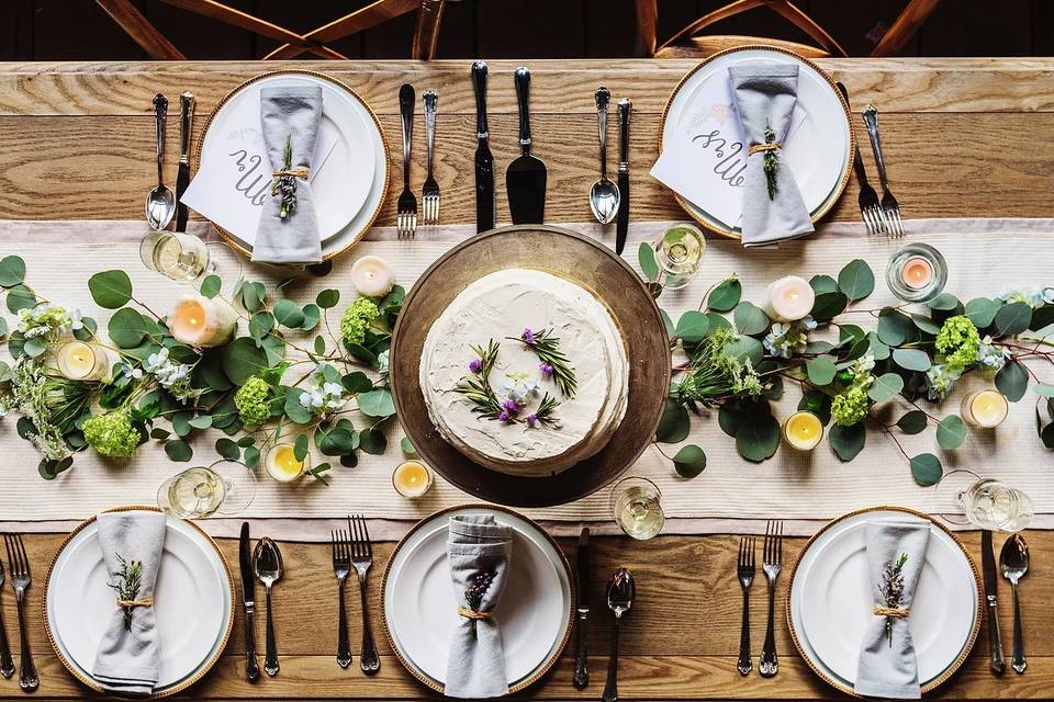 Potential table scape