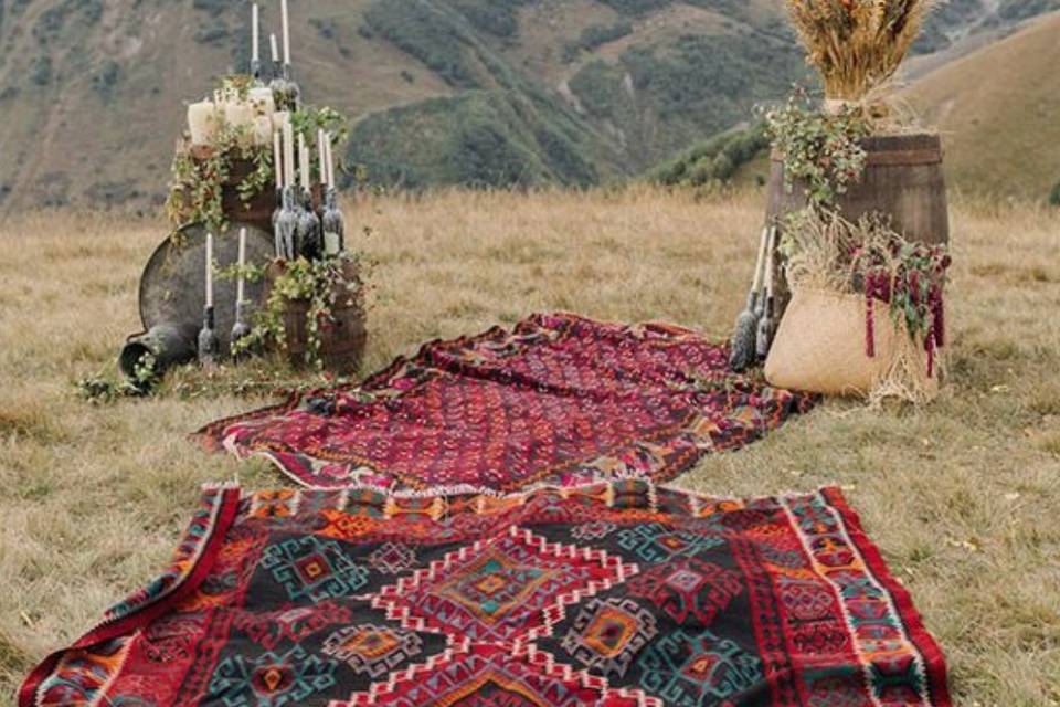 Boho chic rugs