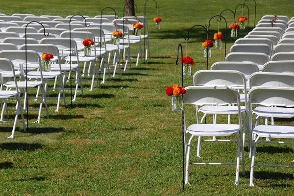 Wedding ceremony decorations