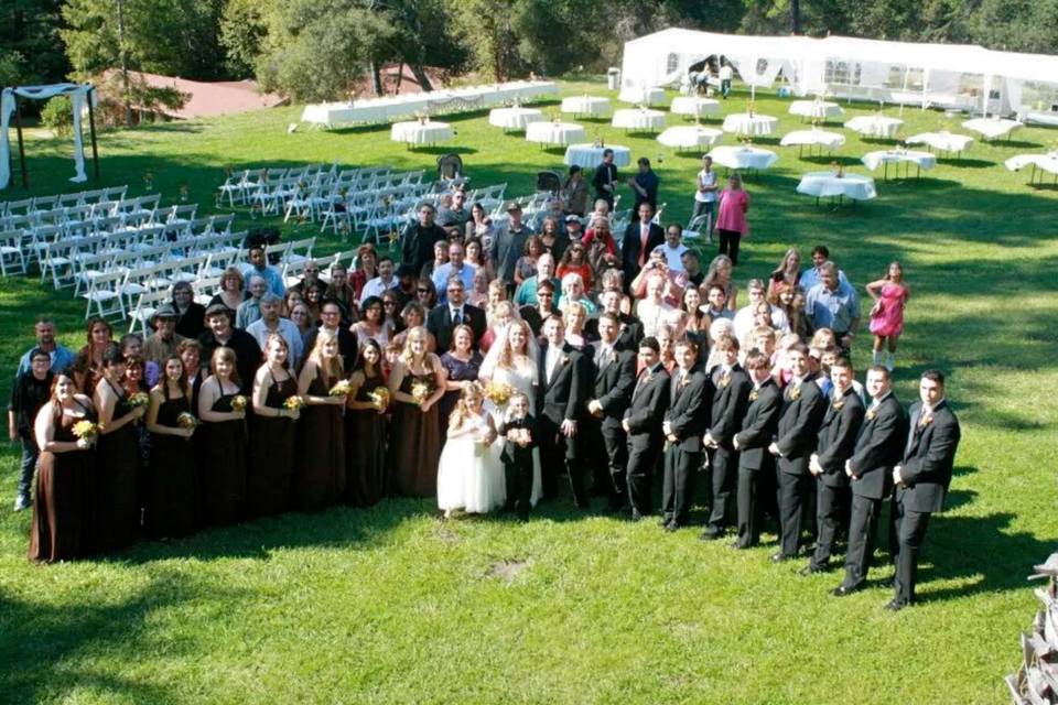 Outdoor wedding