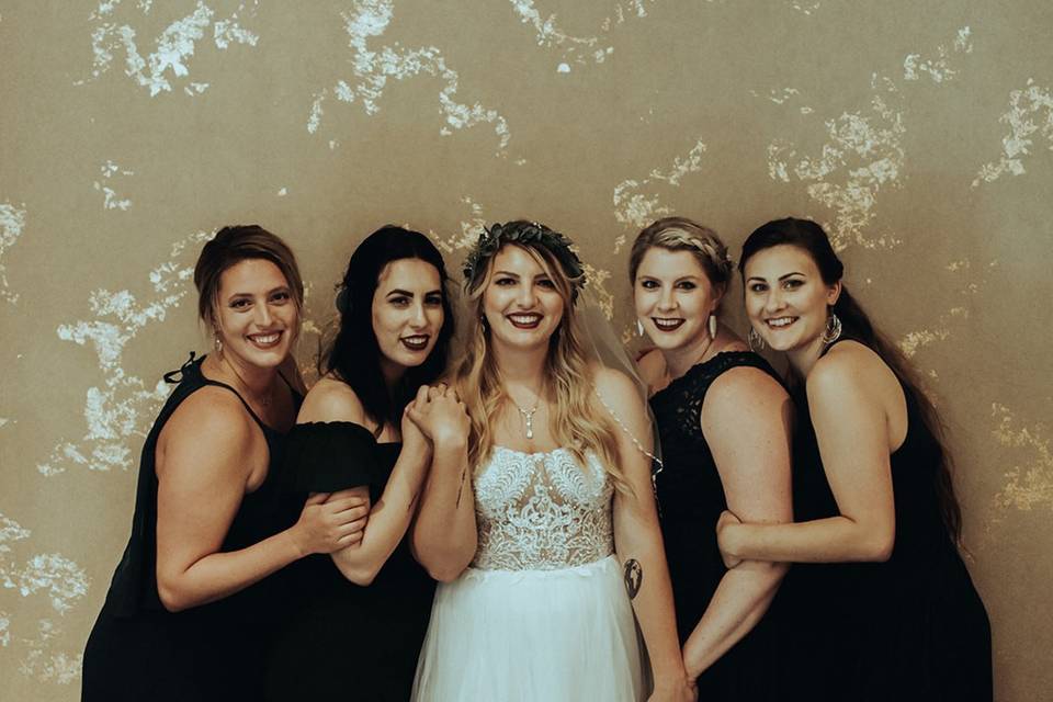 Hair by Lindsay, Makeup by Xia