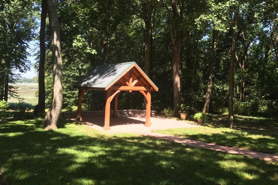 Pavilion for outdoor ceremonies
