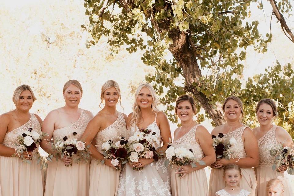 Beautiful Bridal Party Makeup