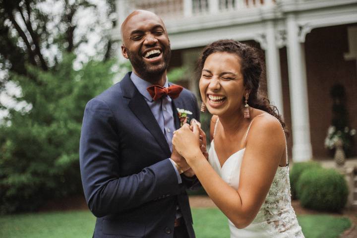 Lovers laugh