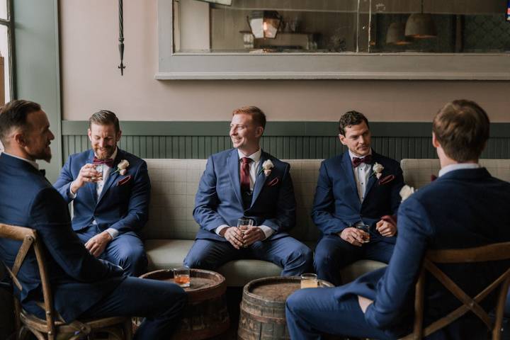 Groomsmen natural habitat