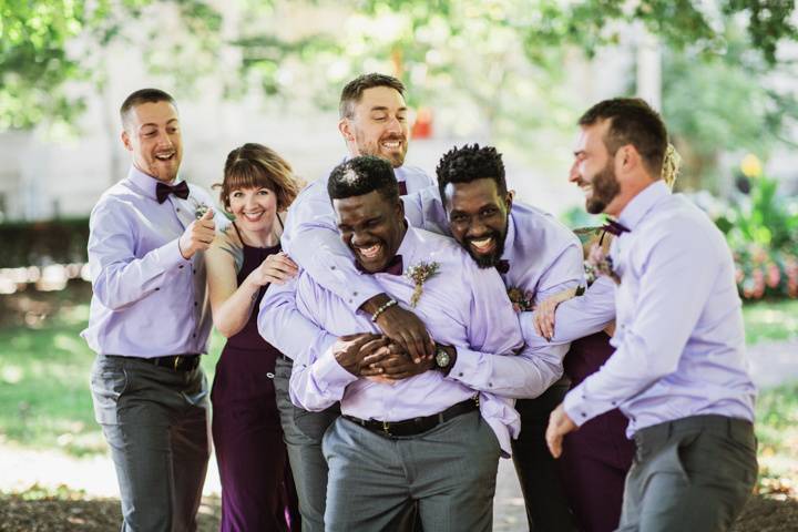 Best groom party ever