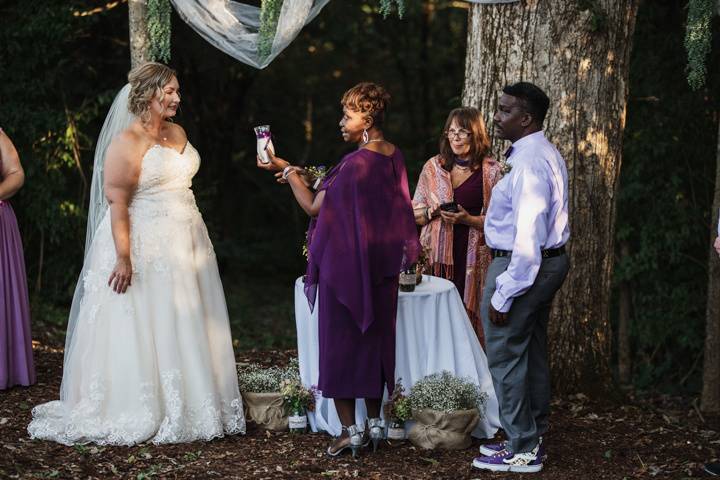 Grooms mother ceremony