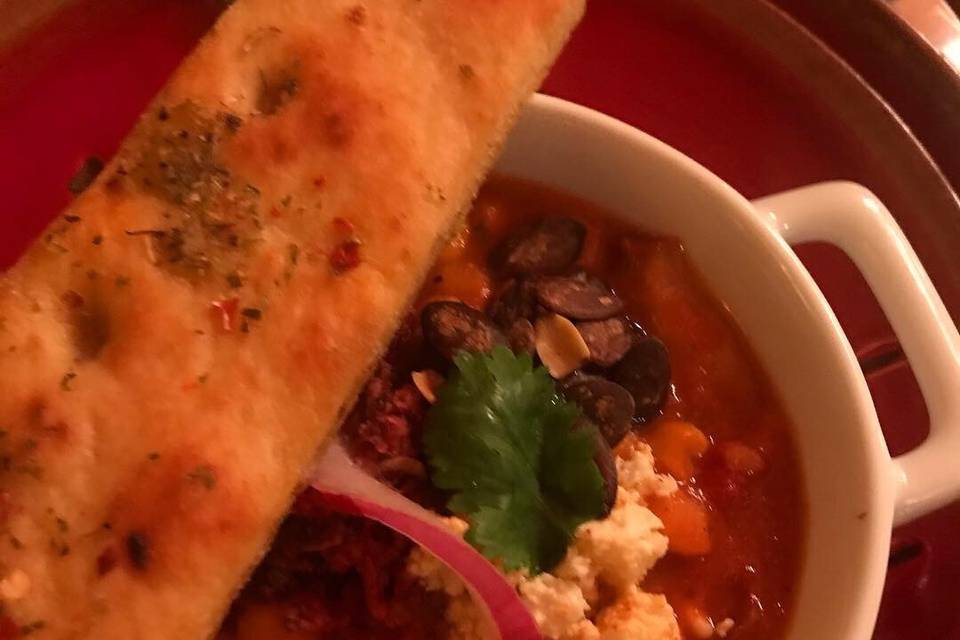 Our pozole hits the spot!