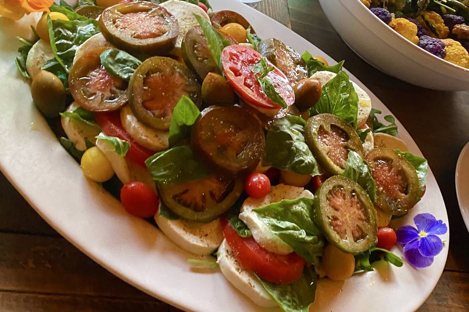 Organic heirloom salad