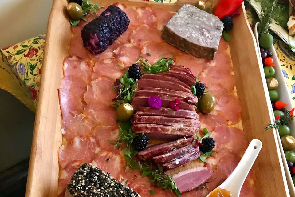 Smoked duck, pate, charcuterie, oh my!