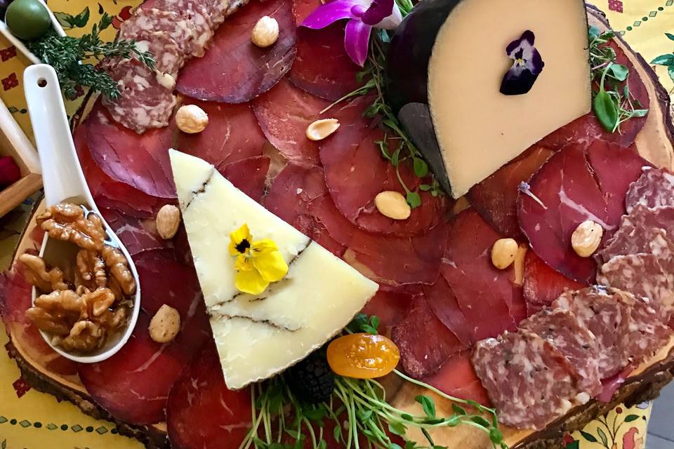 Fine charcuterie and cheeses from around the globe