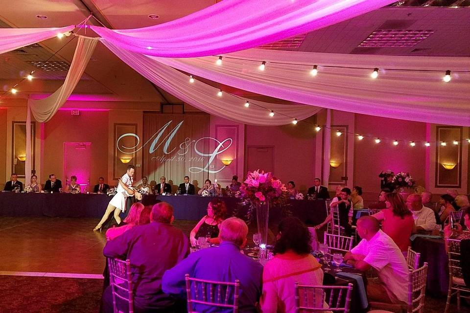 Uplights with First Dance