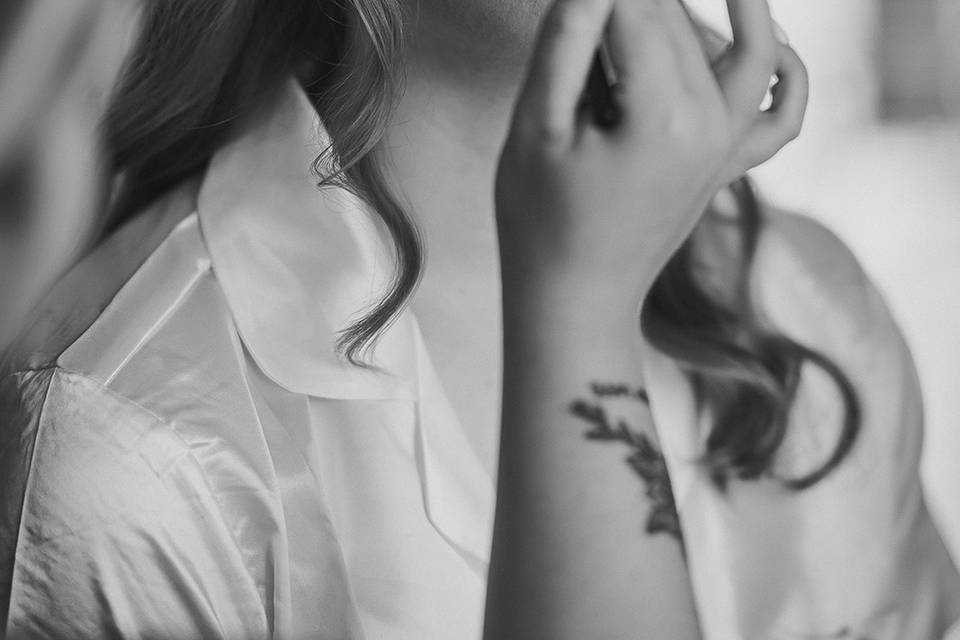 Bride hair and makeup