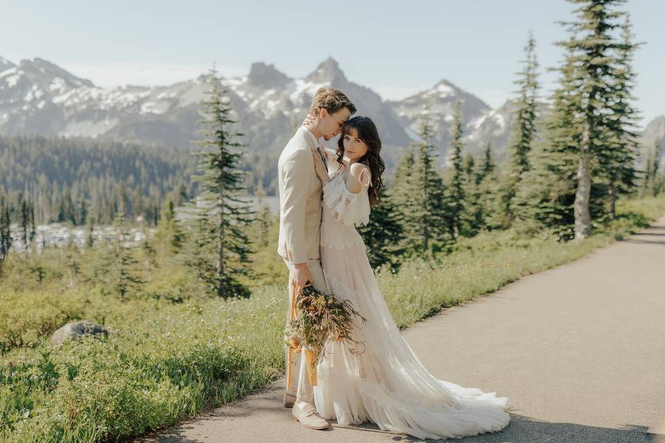 Mt rainier elopement