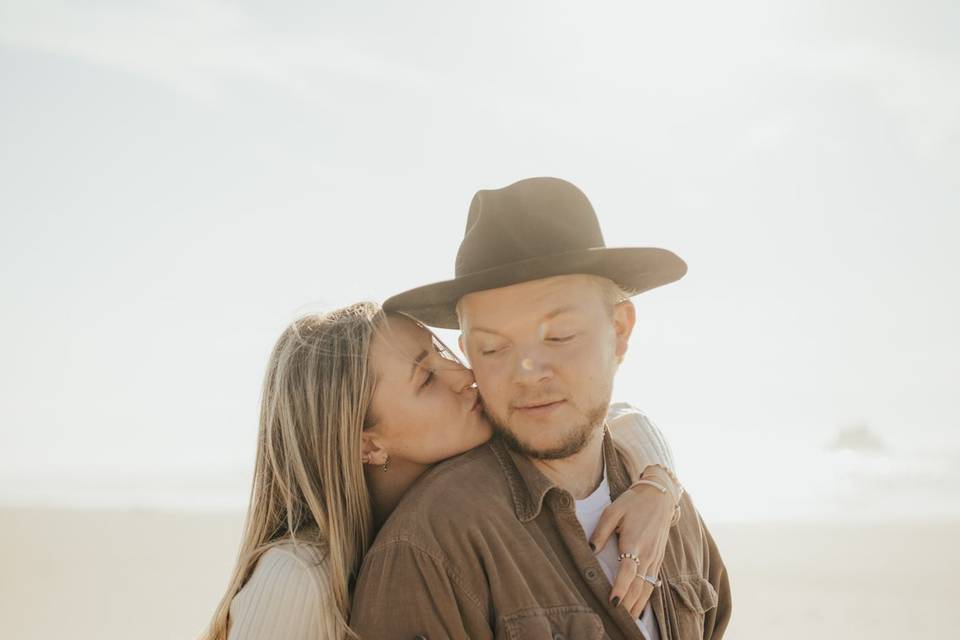 Beach engagement