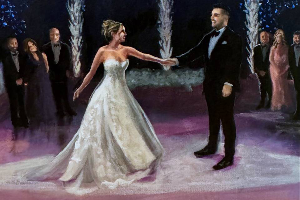 First Dance Painting