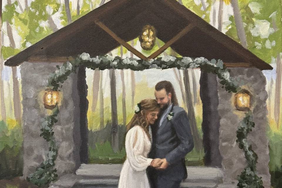 Stroudsmoor Wedding Painter