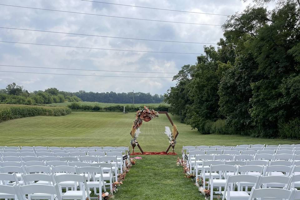 Ceremony outside