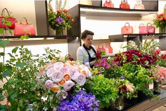 Flower Bar At Luxury Store