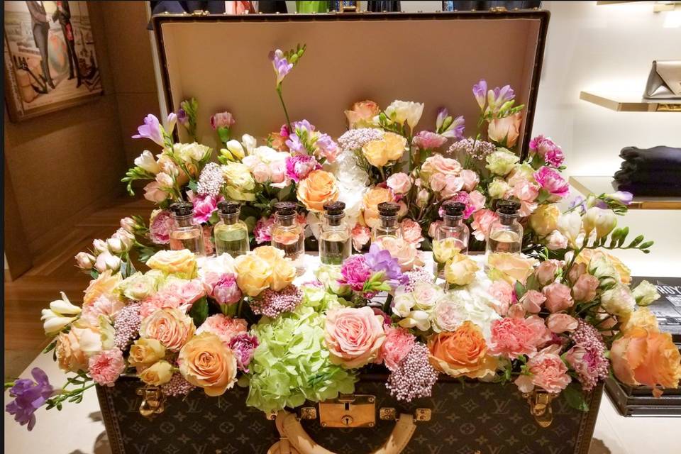Louis Vuitton Malle Fleur  flower arrangement how-to 