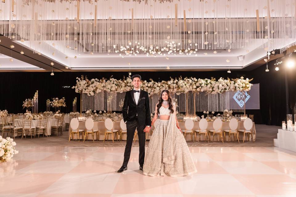 Bride & Groom on Dance Floor