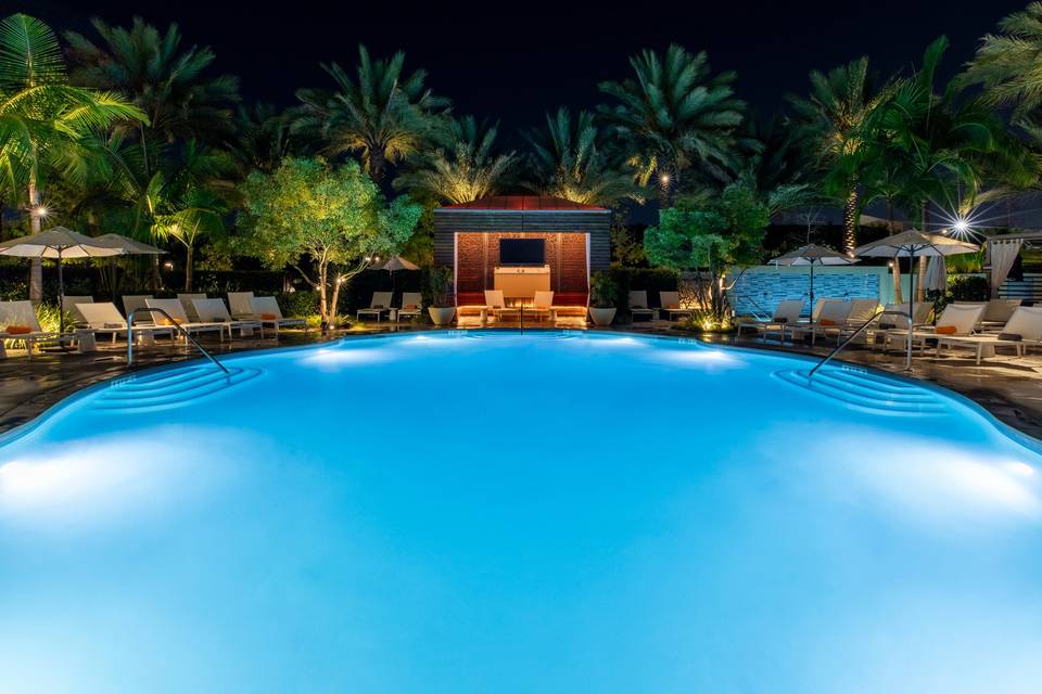 Pool at Night