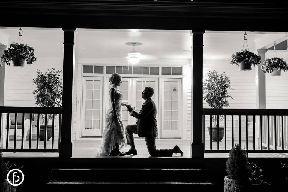 Couple on porch