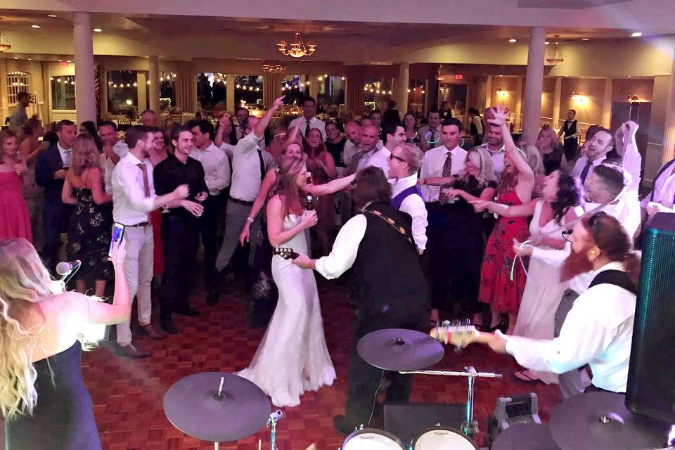 This wedding is rocking!