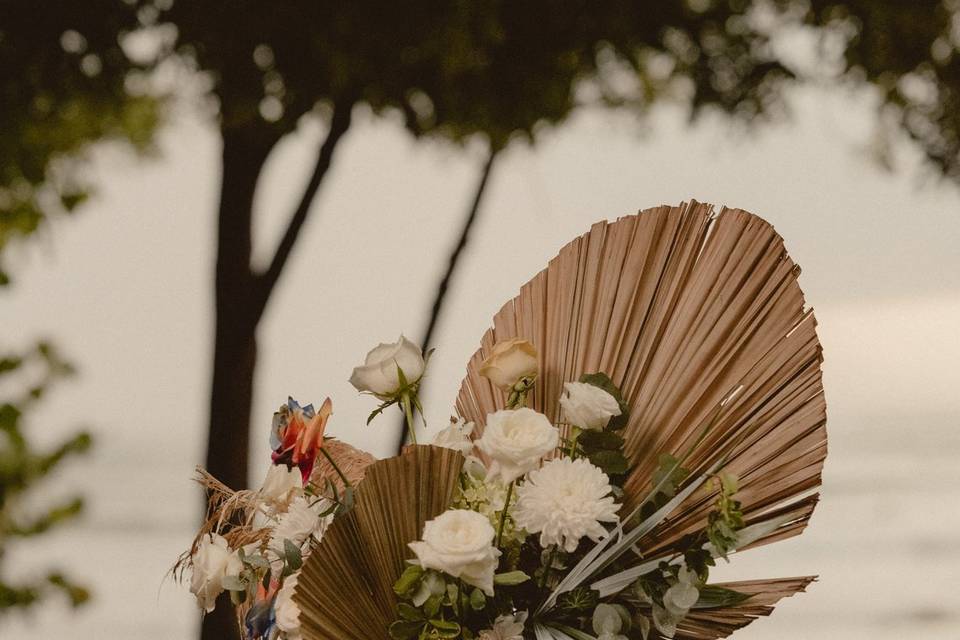 Romantic clean Beach wedding